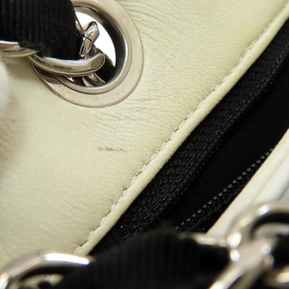 CHANEL Mademoiselle Bowling Bag SilverHardware Shoulder Bag Enamel Ladies [Used]