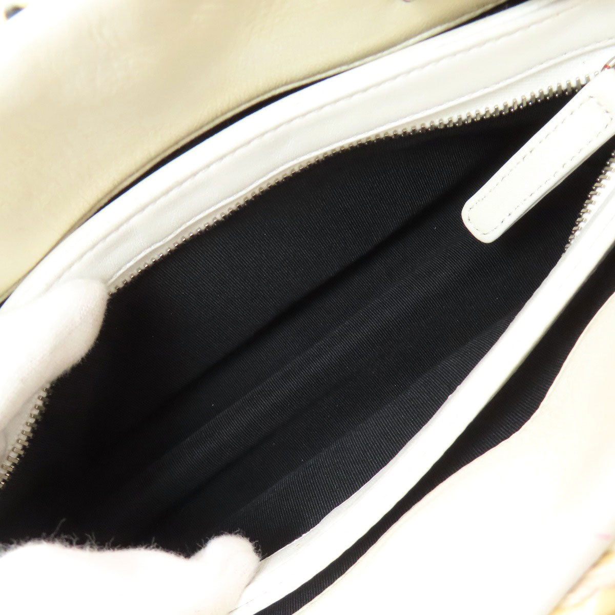 CHANEL Mademoiselle Bowling Bag SilverHardware Shoulder Bag Enamel Ladies [Used]