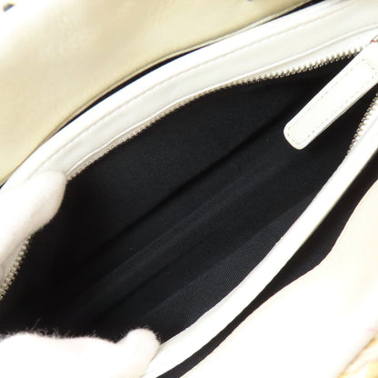 CHANEL Mademoiselle Bowling Bag SilverHardware Shoulder Bag Enamel Ladies [Used]