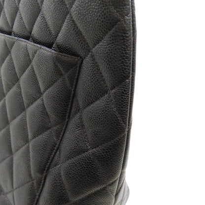 CHANEL Medallion SilverHardware Tote Bag Grained Calfskin Skin Ladies [Used]