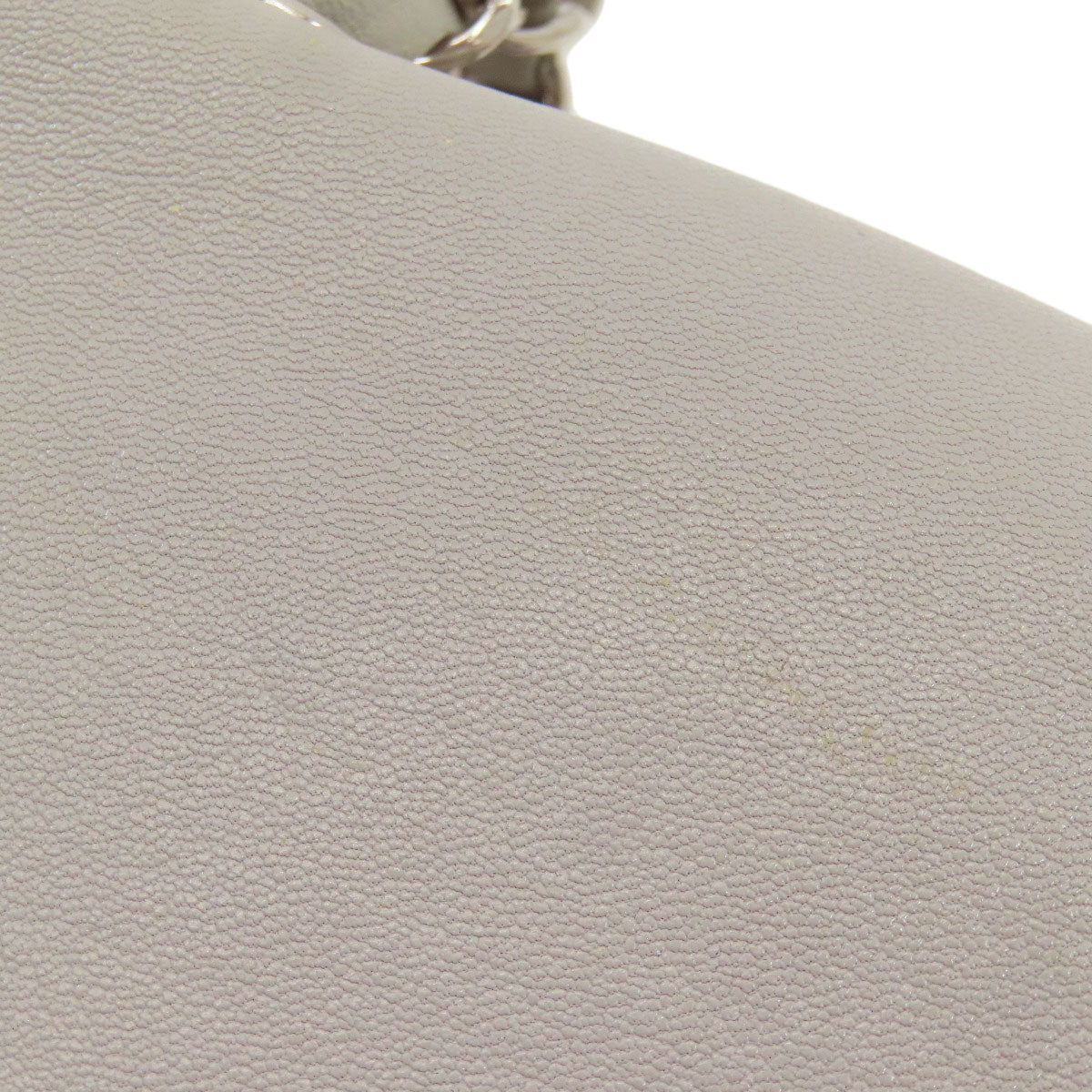 CHANEL Half COCO Mark SilverHardware Shoulder Bag Calf Ladies [Used]