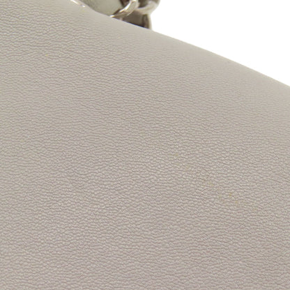 CHANEL Half COCO Mark SilverHardware Shoulder Bag Calf Ladies [Used]