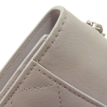 CHANEL Half COCO Mark SilverHardware Shoulder Bag Calf Ladies [Used]