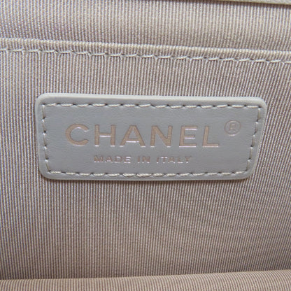 CHANEL Half COCO Mark SilverHardware Shoulder Bag Calf Ladies [Used]