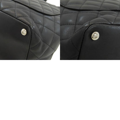 CHANEL CAMBON LINE SilverHardware Tote Bag Calf Ladies [Used]