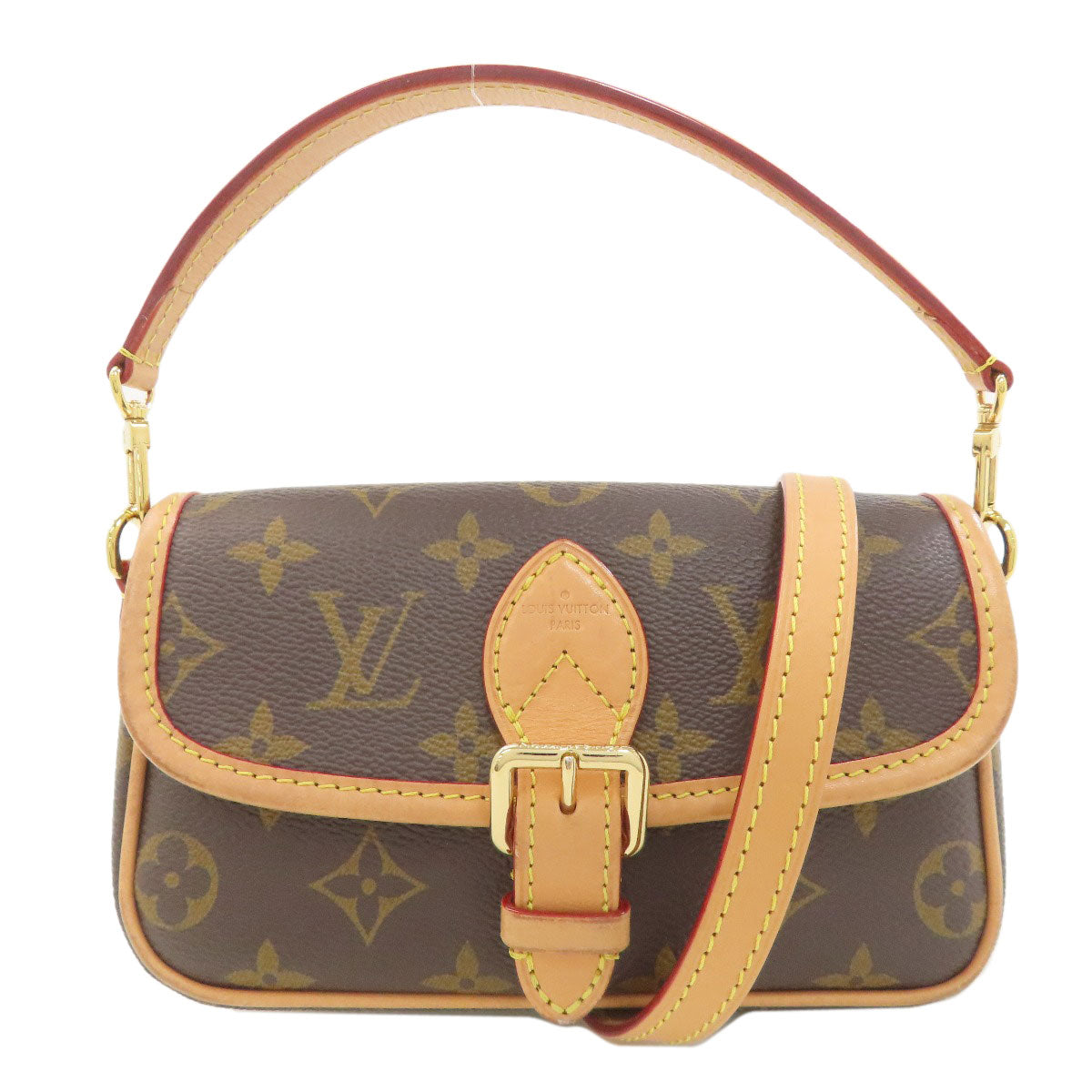 LOUIS VUITTON M83298 Nano Diane Handbag Monogram canvas Ladies [Used]