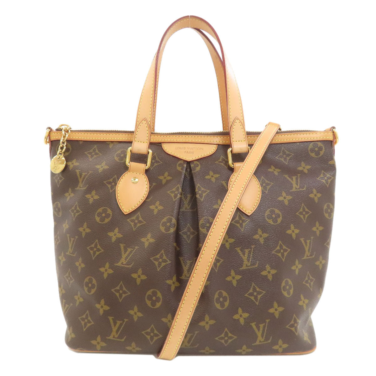 LOUIS VUITTON M40145 Palermo PM Tote Bag Monogram canvas Ladies [Used]