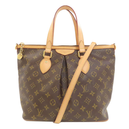 LOUIS VUITTON M40145 Palermo PM Tote Bag Monogram canvas Ladies [Used]