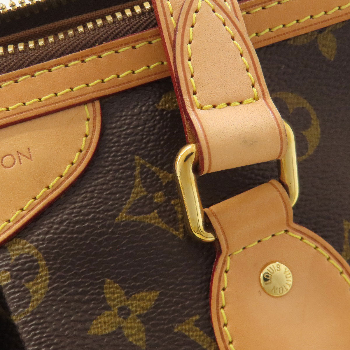 LOUIS VUITTON M40145 Palermo PM Tote Bag Monogram canvas Ladies [Used]