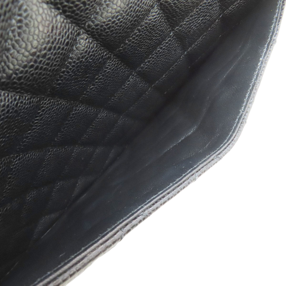 CHANEL Matelasse SilverHardware Tote Bag Grained Calfskin Skin Ladies [Used]