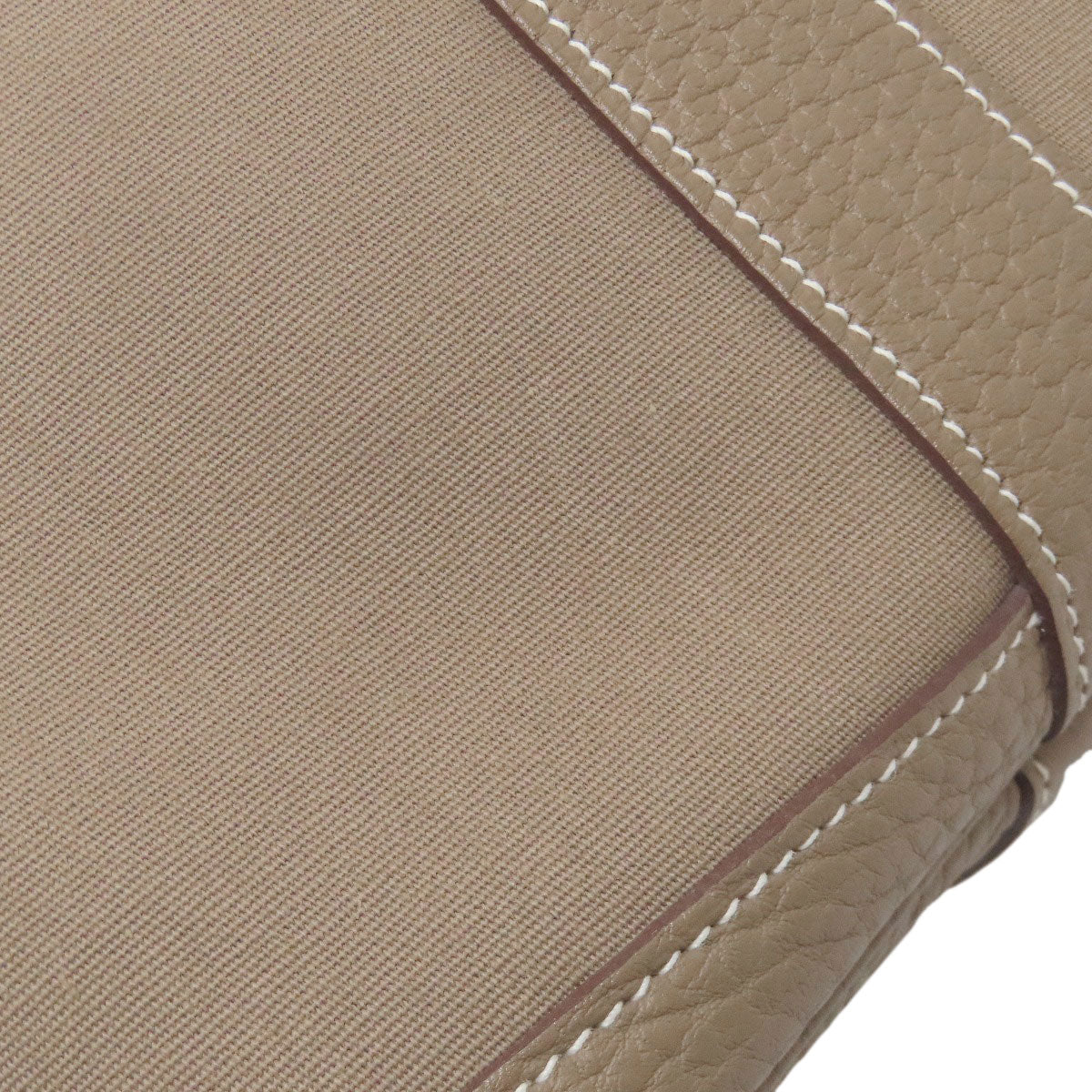 HERMES Garden Party PM Etoupe SilverHardware Tote Bag Towar Officche Ladies [Used]