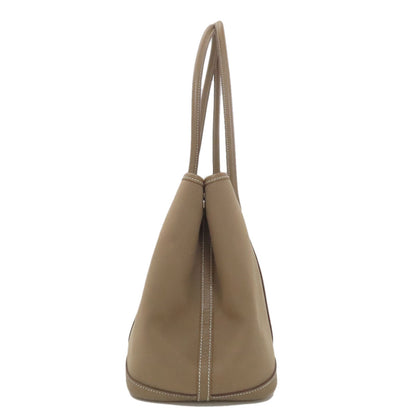 HERMES Garden Party PM Etoupe SilverHardware Tote Bag Towar Officche Ladies [Used]