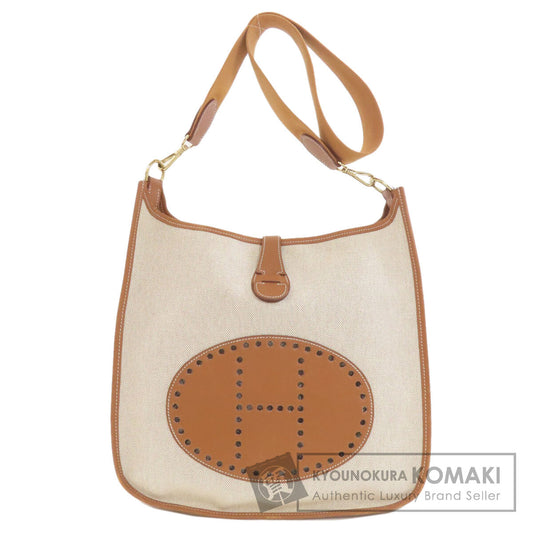 HERMES Evelyne1 GM Gold GoldHardware Shoulder Bag Tower ash Ladies [Used]