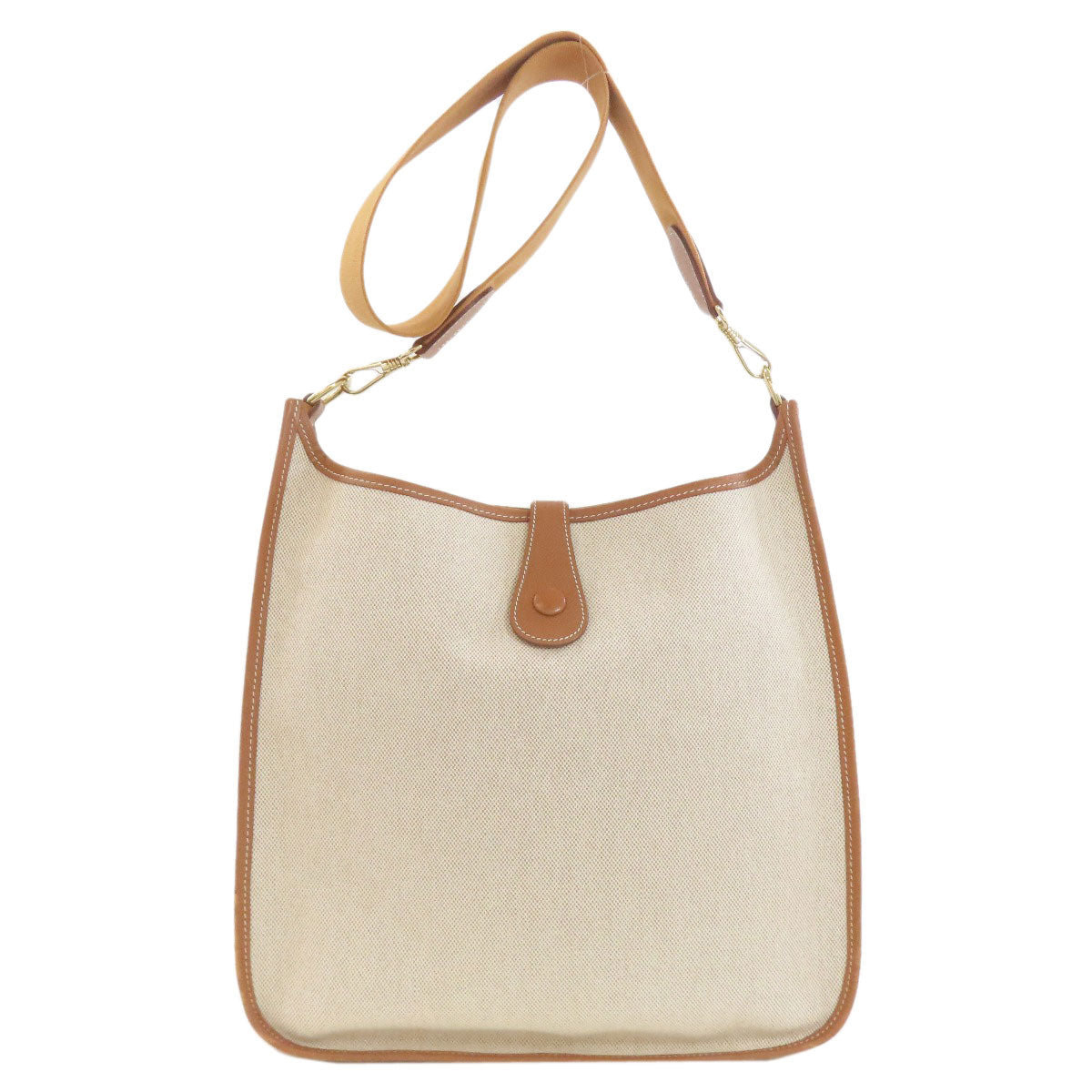 HERMES Evelyne1 GM Gold GoldHardware Shoulder Bag Tower ash Ladies [Used]