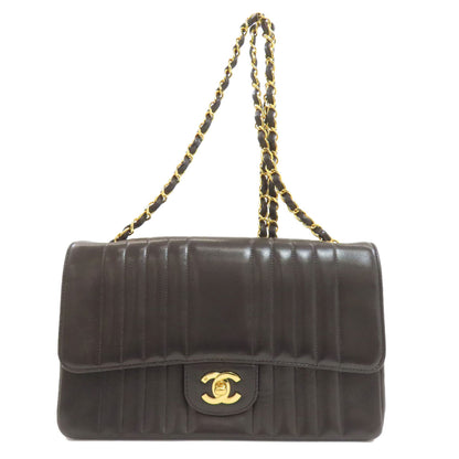 CHANEL Mademoiselle ChainShoulder GoldHardware Shoulder Bag Lambskin Ladies [Used]