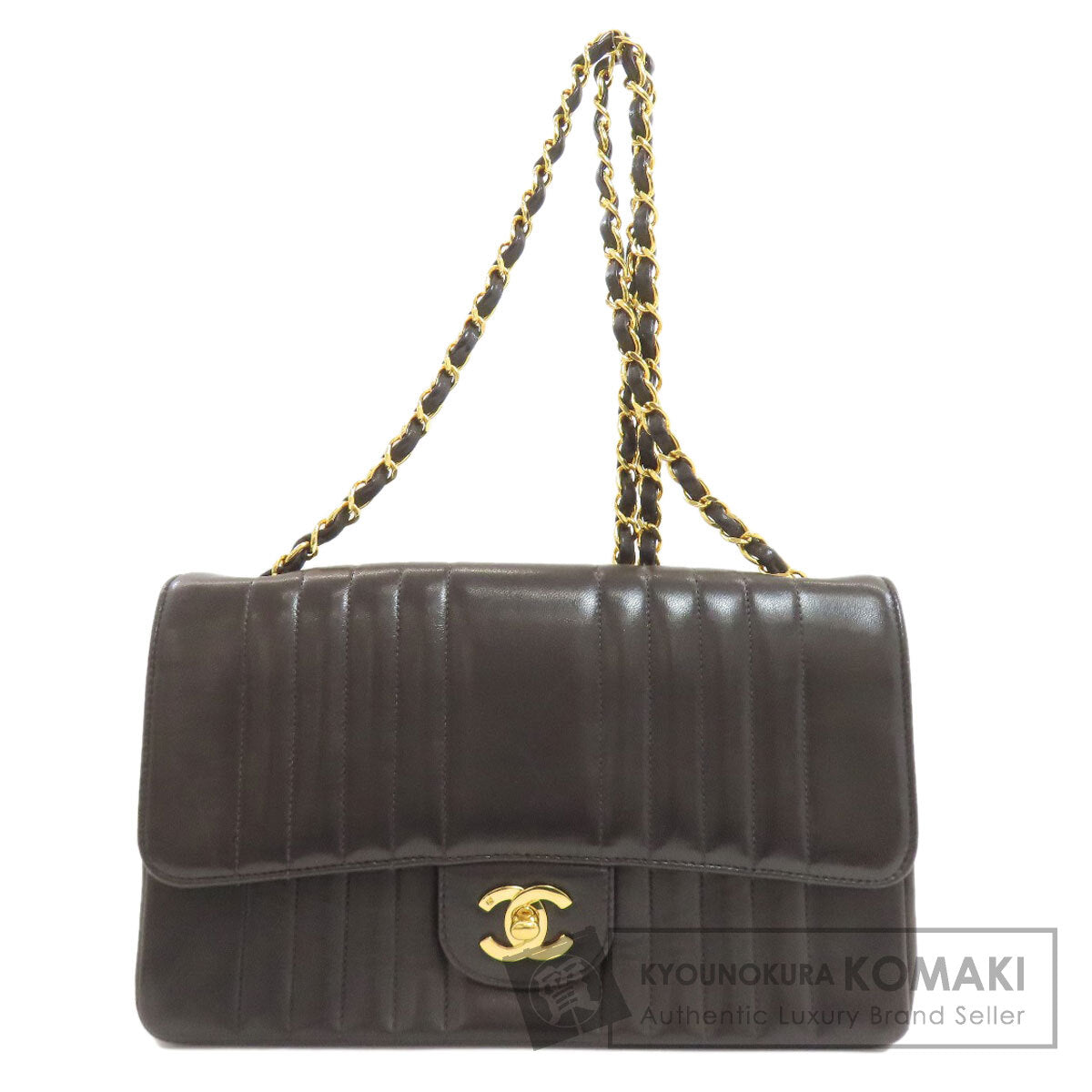 CHANEL Mademoiselle ChainShoulder GoldHardware Shoulder Bag Lambskin Ladies [Used]