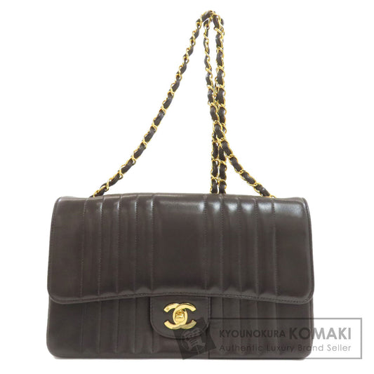 CHANEL Mademoiselle ChainShoulder GoldHardware Shoulder Bag Lambskin Ladies [Used]