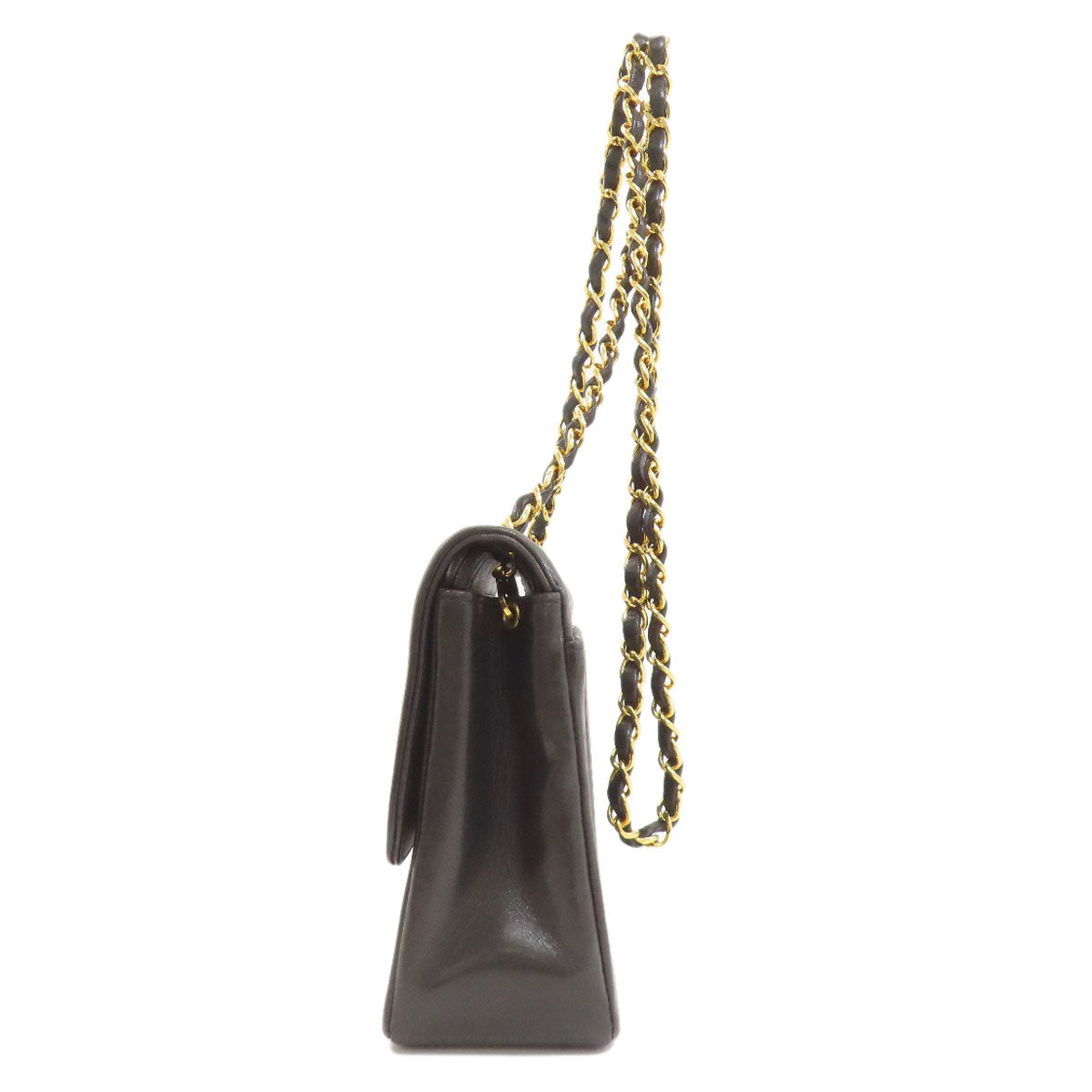 CHANEL Mademoiselle ChainShoulder GoldHardware Shoulder Bag Lambskin Ladies [Used]