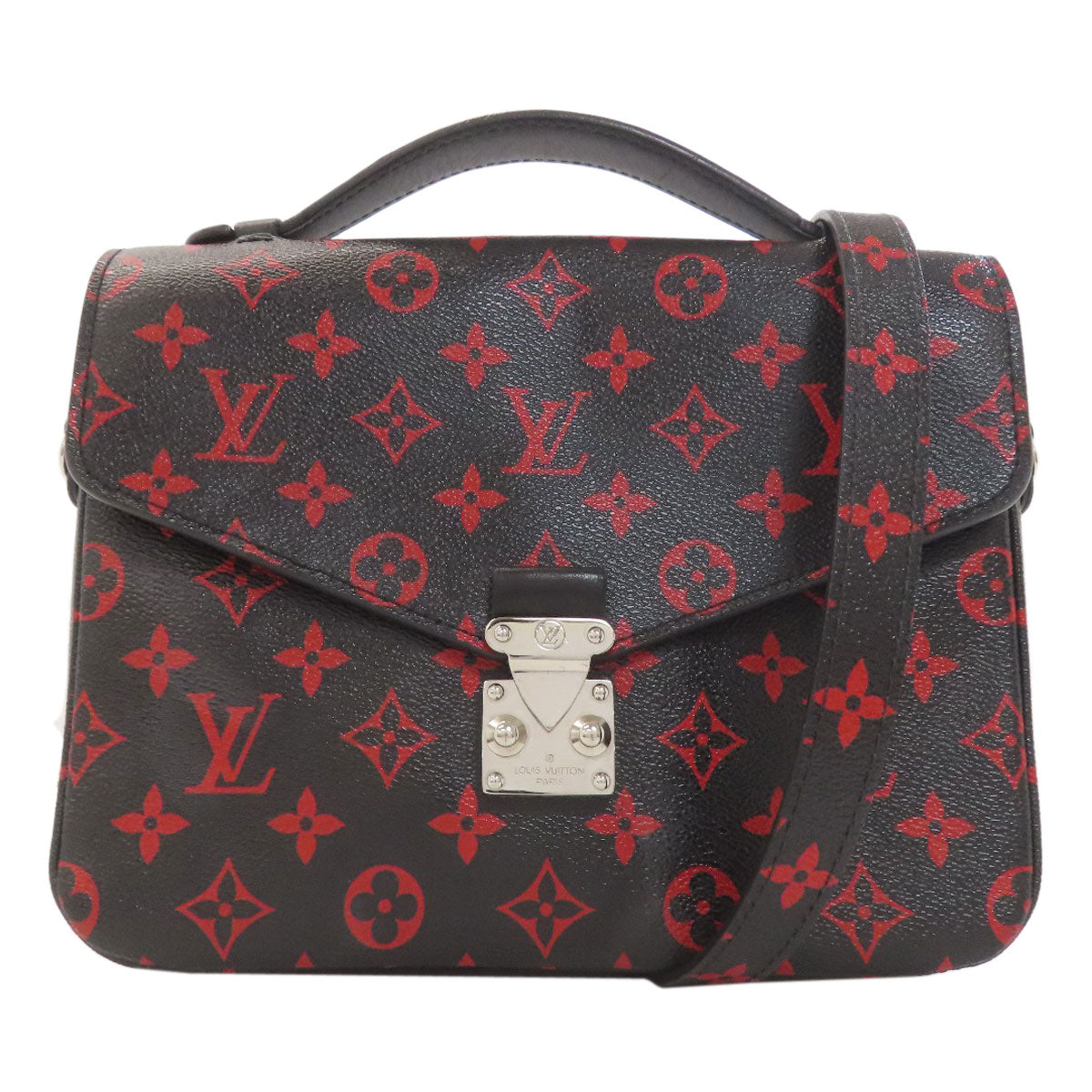 LOUIS VUITTON M41462 Pochette Metis MM Enfla Rouge Handbag Monogram canvas Ladies [Used]