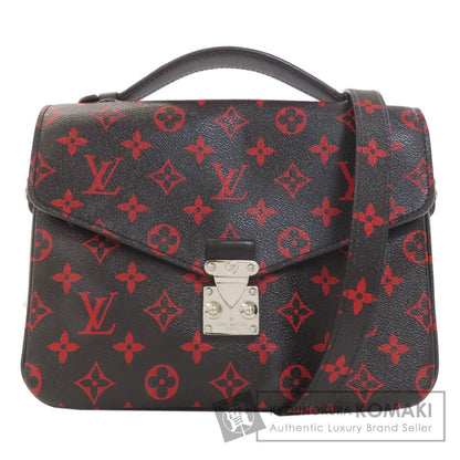 LOUIS VUITTON M41462 Pochette Metis MM Enfla Rouge Handbag Monogram canvas Ladies [Used]
