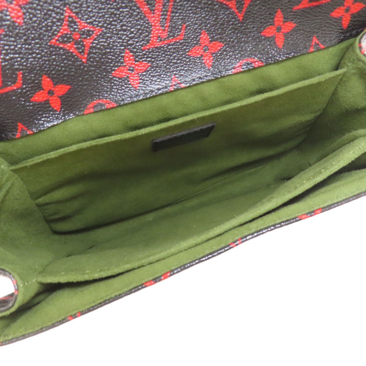 LOUIS VUITTON M41462 Pochette Metis MM Enfla Rouge Handbag Monogram canvas Ladies [Used]