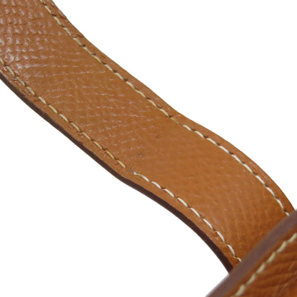 HERMES Bear Souffle Gold GoldHardware Long wallet (with coin pocket) Epsom Ladies [Used]
