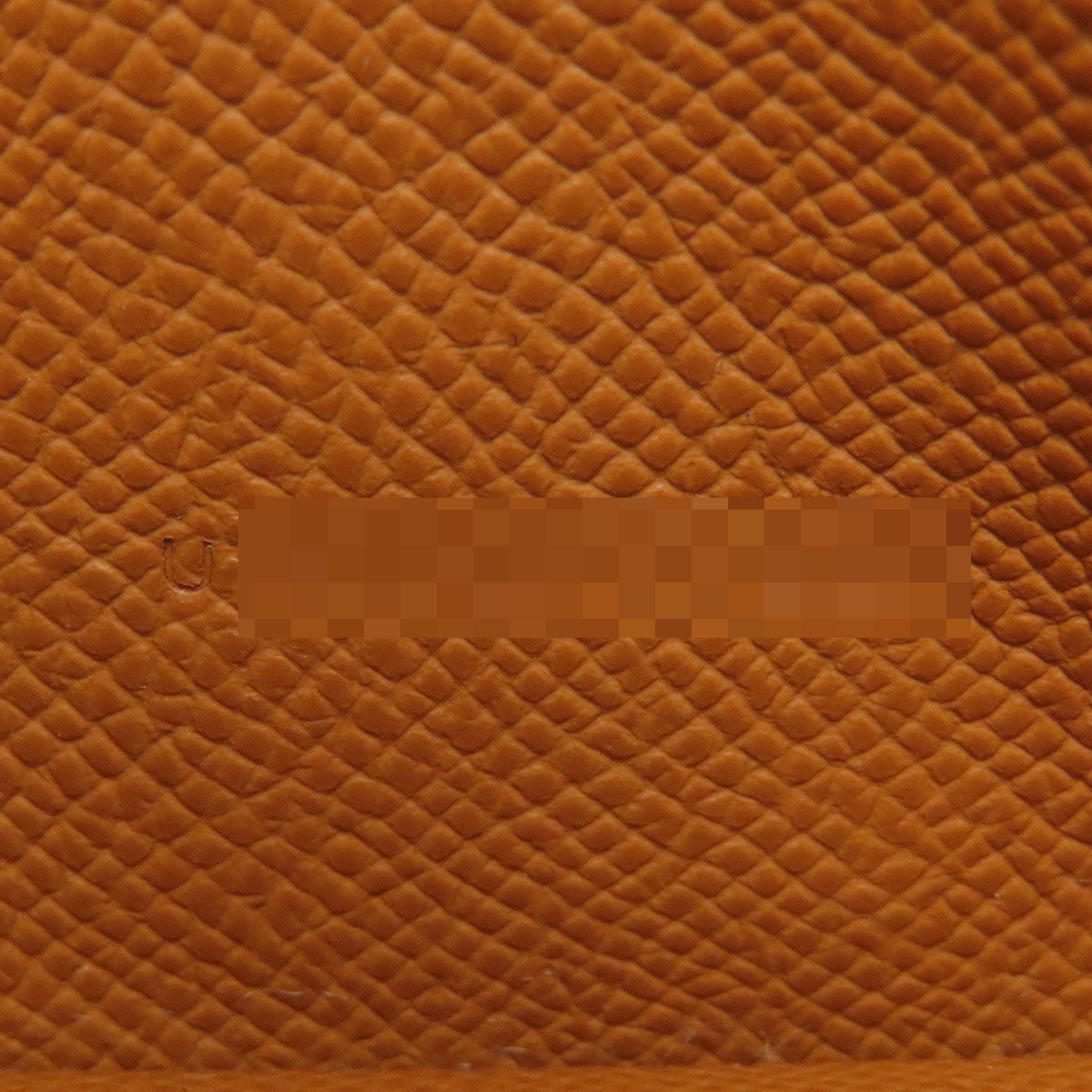 HERMES Bear Souffle Gold GoldHardware Long wallet (with coin pocket) Epsom Ladies [Used]