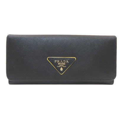 PRADA 1M1132 triangle logo Long wallet (with coin pocket) Safiano Ladies [Used]