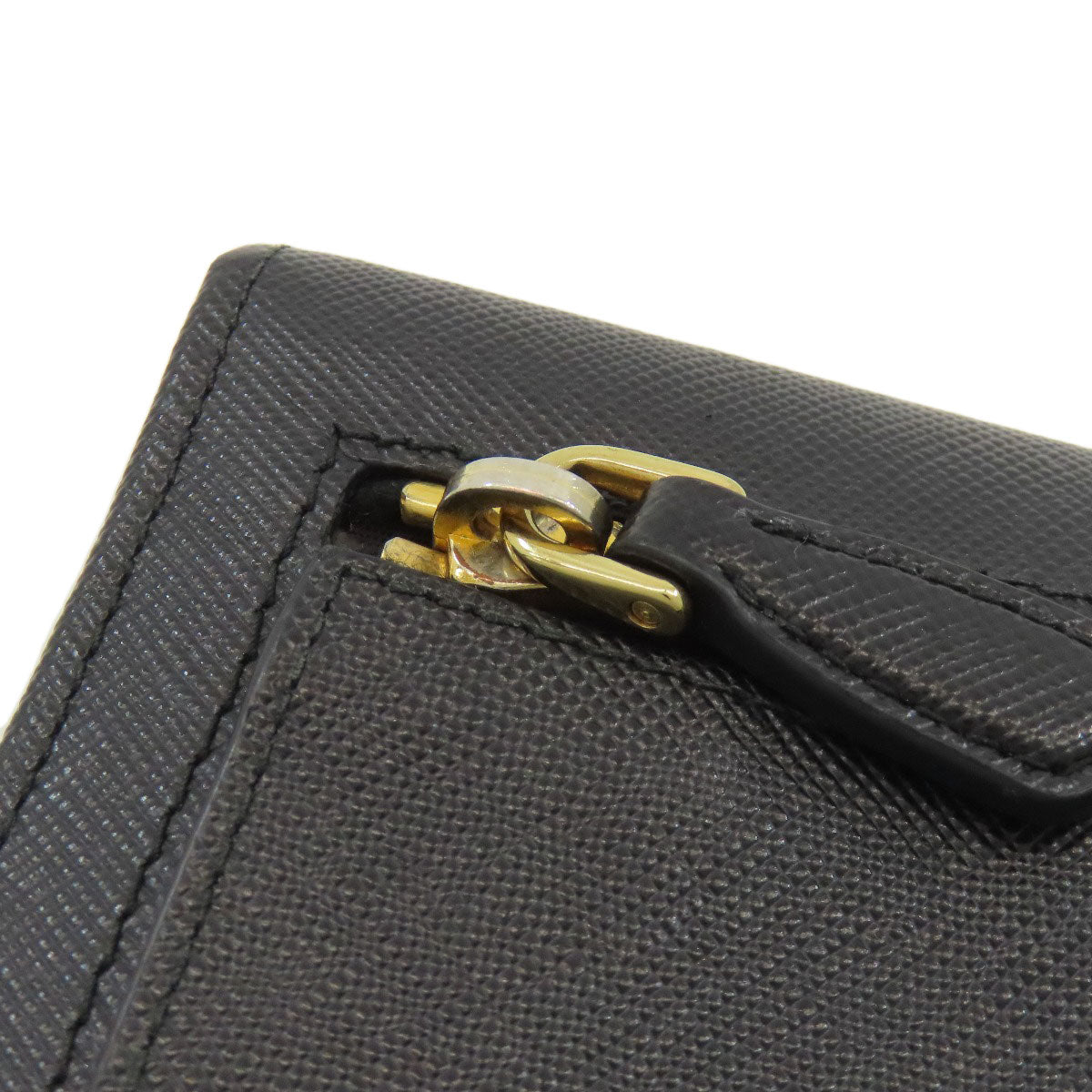 PRADA 1M1132 triangle logo Long wallet (with coin pocket) Safiano Ladies [Used]