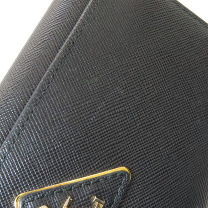 PRADA 1M1132 triangle logo Long wallet (with coin pocket) Safiano Ladies [Used]