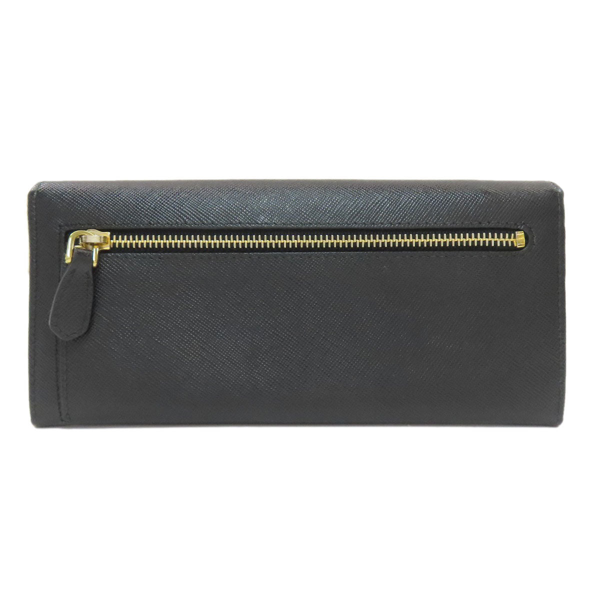 PRADA 1M1132 triangle logo Long wallet (with coin pocket) Safiano Ladies [Used]