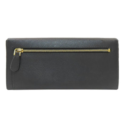 PRADA 1M1132 triangle logo Long wallet (with coin pocket) Safiano Ladies [Used]
