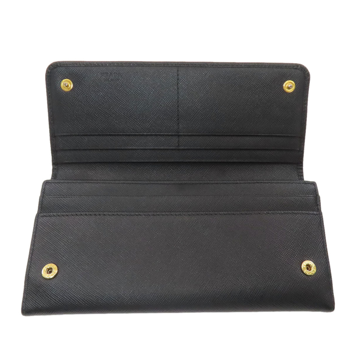 PRADA 1M1132 triangle logo Long wallet (with coin pocket) Safiano Ladies [Used]