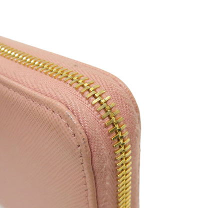 PRADA logo Long wallet (with coin pocket) Safiano Ladies [Used]