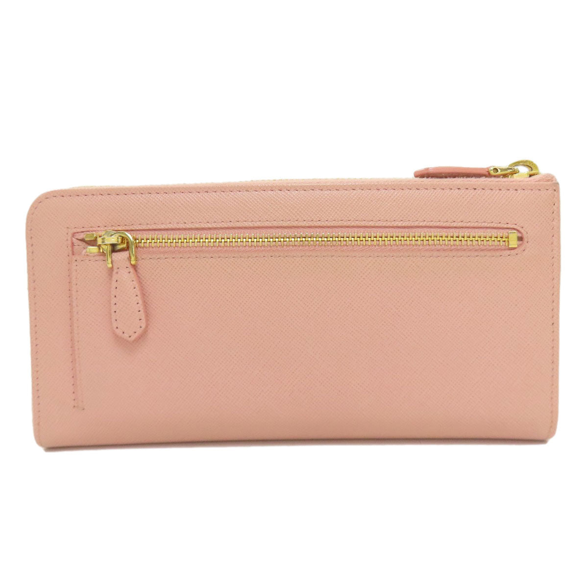 PRADA logo Long wallet (with coin pocket) Safiano Ladies [Used]