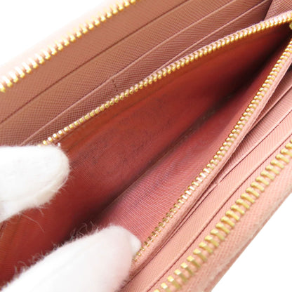 PRADA logo Long wallet (with coin pocket) Safiano Ladies [Used]
