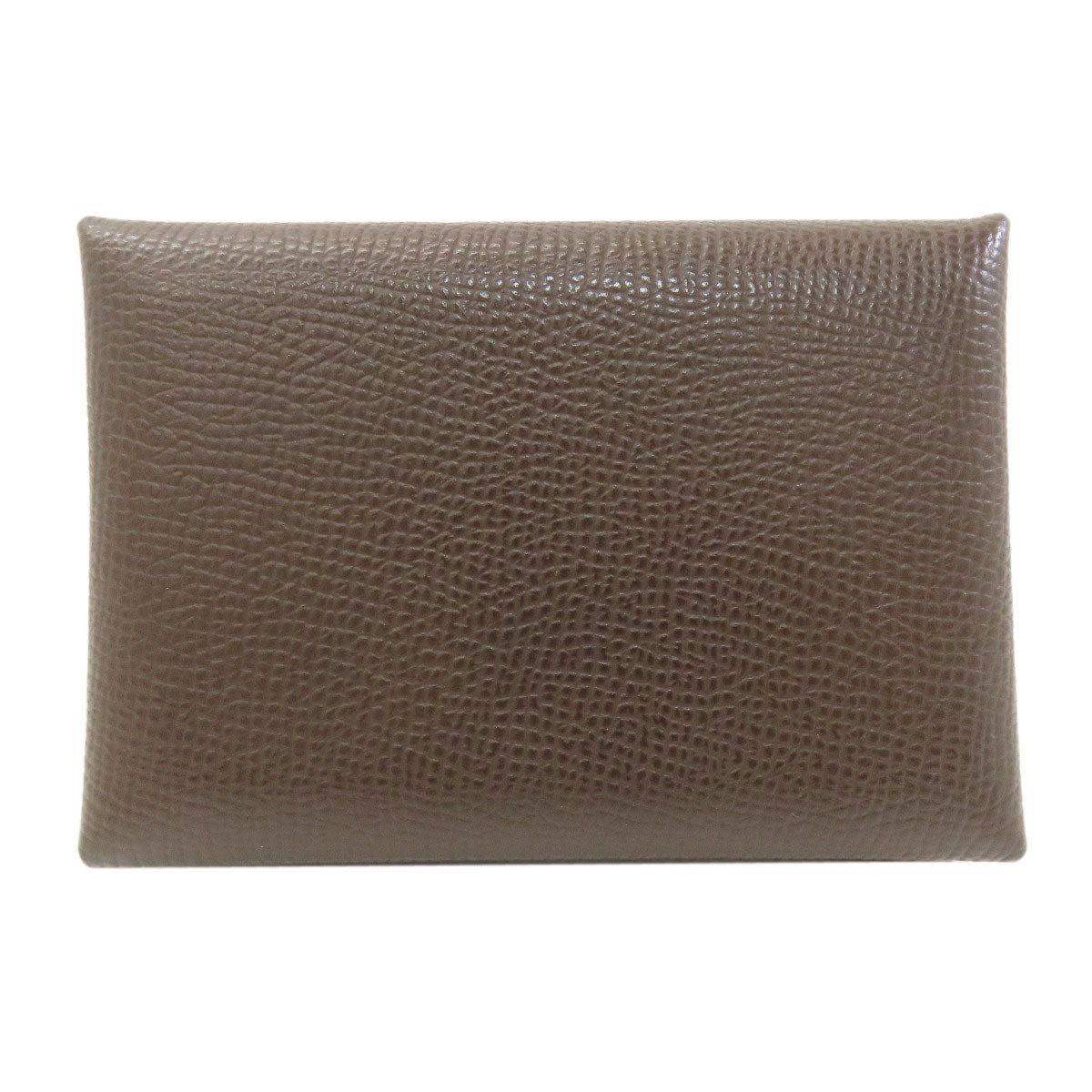 HERMES Calvi Duo Ecorse SilverHardware Card Case Epsom Ladies [Used]