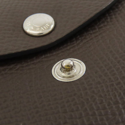 HERMES Calvi Duo Ecorse SilverHardware Card Case Epsom Ladies [Used]
