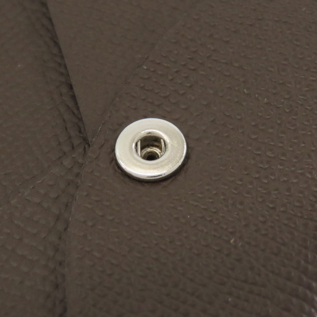 HERMES Calvi Duo Ecorse SilverHardware Card Case Epsom Ladies [Used]