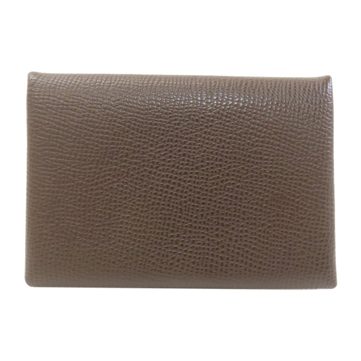 HERMES Calvi Duo Ecorse SilverHardware Card Case Epsom Ladies [Used]