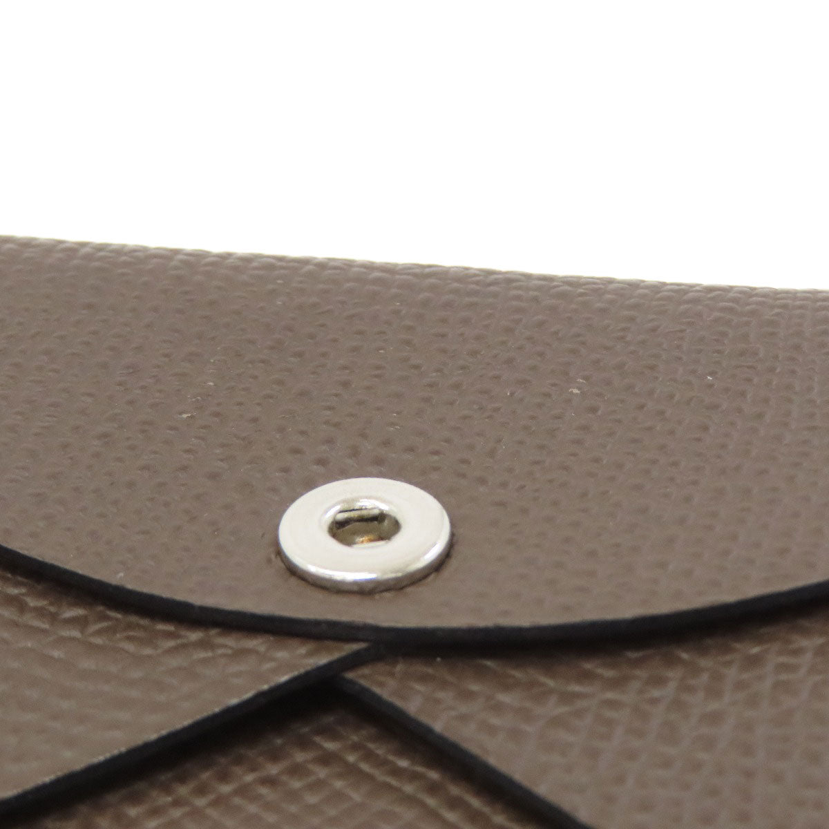 HERMES Calvi Duo Ecorse SilverHardware Card Case Epsom Ladies [Used]