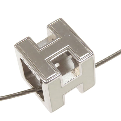 HERMES H cube Necklace Metal Ladies [Used]