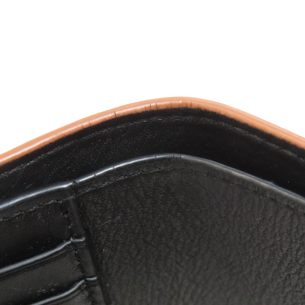 LOEWE anagram Bifold Wallet with Coin Pocket Leather Ladies [Used]