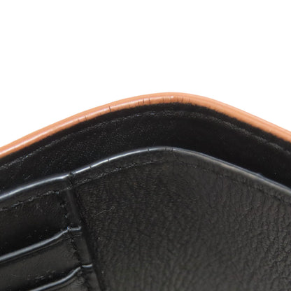 LOEWE anagram Bifold Wallet with Coin Pocket Leather Ladies [Used]