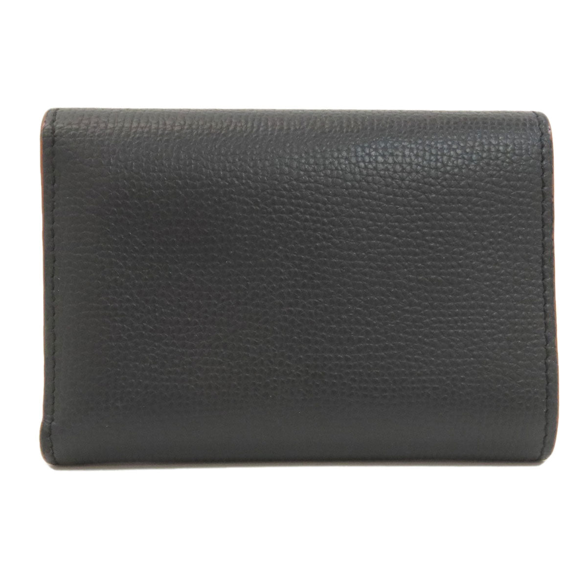 LOEWE anagram Bifold Wallet with Coin Pocket Leather Ladies [Used]