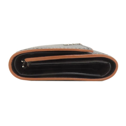 LOEWE anagram Bifold Wallet with Coin Pocket Leather Ladies [Used]