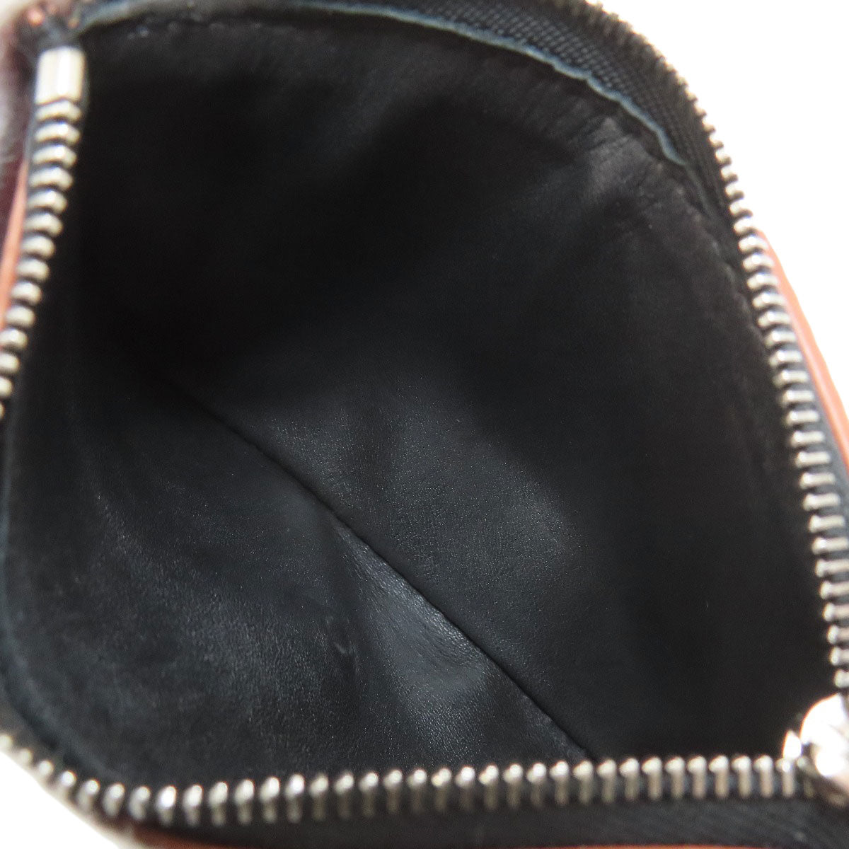 LOEWE anagram Bifold Wallet with Coin Pocket Leather Ladies [Used]