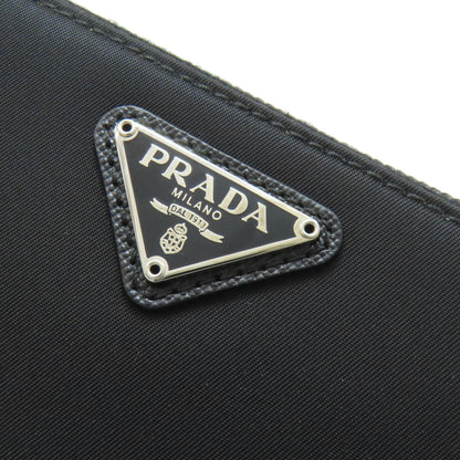 PRADA M506 Logo Hardware Long wallet (with coin pocket) Nylon Ladies [Used]
