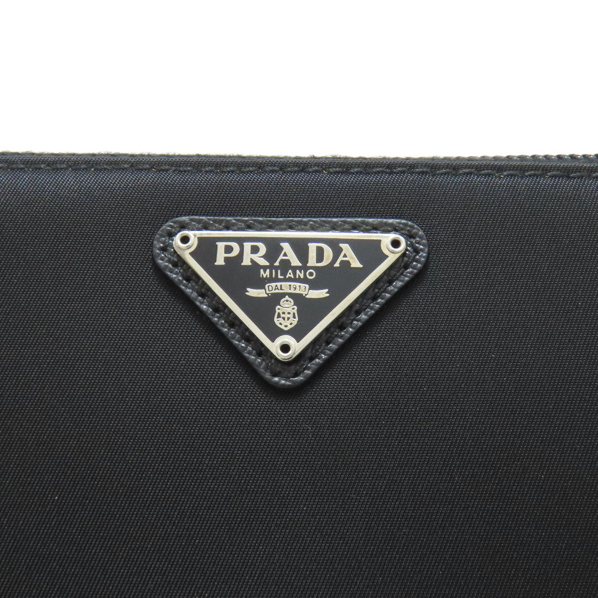 PRADA M506 Logo Hardware Long wallet (with coin pocket) Nylon Ladies [Used]