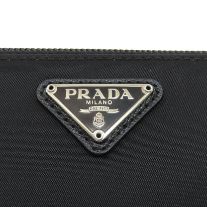 PRADA M506 Logo Hardware Long wallet (with coin pocket) Nylon Ladies [Used]